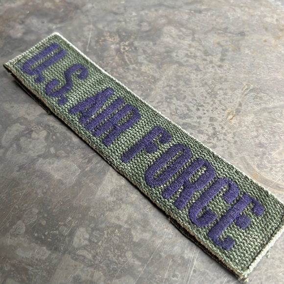 U.S. AIR FORCE embroidered tape patch - vintage - Picture 5 of 10